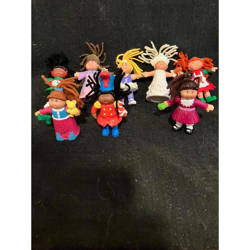 Cabbage Patch Kids McDonald’s Toys 3” Set of 8 EUC